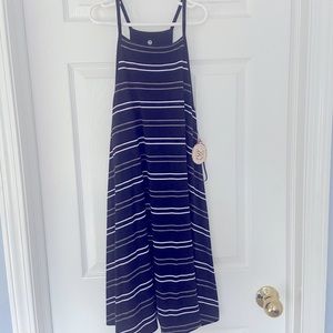 High neck swing dress